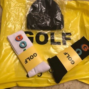 GOLF WANG Accessories - GOLF Flowerboy Beanie and Socks GOLF WANG Accessories - GOLF Flowerboy Beanie and Socks